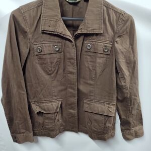 Eddie Bauer Women's Utility Jacket in Brown